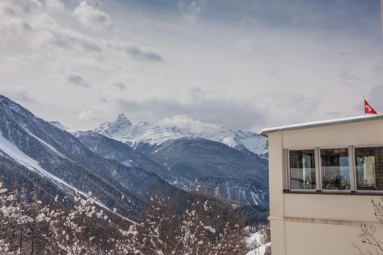 Boutique-Hotel Garni Bellevue Davos Wiesen Exterior photo